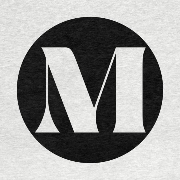 M (Letter Initial Monogram) by n23tees